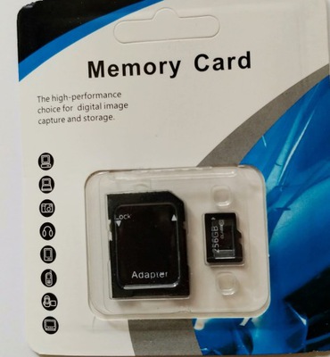 Karta micro SD 256 gb class 10 fast speed VAT 23%