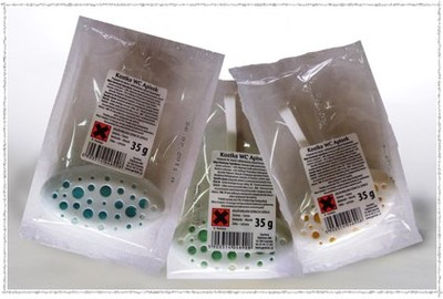 KOSTKA KOSZYK ZAWIESZKA DO WC 35G CYTRYNOWA!