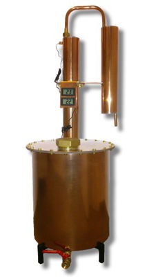 DESTYLATOR MIEDZIANY ALEMBIC POTSTILL KEG BIMBER