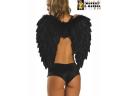 PIĘKNE CZARNE ANIELSKIE SKRZYDŁA ''BLACK ANGEL''
