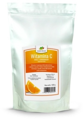 WITAMINA C 1000 g KWAS L-ASKORBINOWY 1 KG BASEN