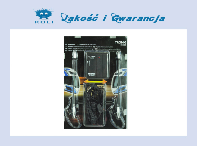 INTERKOM MOTOR SKUTER TRONIC H-3050 2 KASKI ZESTAW