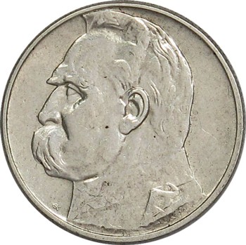 2 zł, Józef Piłsudski, 1936 rok, Stan: II+, BCM