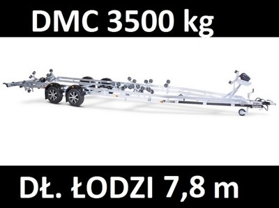 Przyczepa podłodziowa Brenderup 8226 max dł. 7,8 m