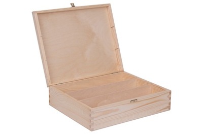 PUDEŁKO NA TRZY WINA, SKRZYNKA DREWNIANA, EKO