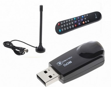 Karta HD TV USB TUNER DVB-T Antena do laptopa!