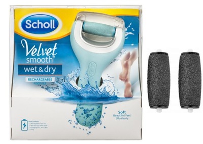 SCHOLL VELVET WET DRY PILNIK+ŁADOWARKA +3 ROLKI