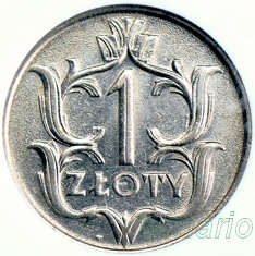 1 złoty 1929 niklowe, NGC MS63