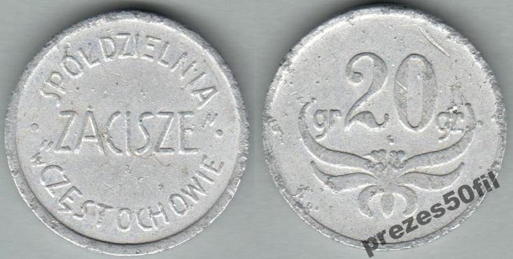 20 GROSZY - SPÓŁDZIELNIA ZACISZE W CZĘSTOCHOWIE !!