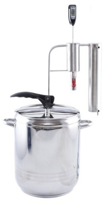 2w1 Destylator Szybkowar 12L chłodnica 2m WYDAJNY