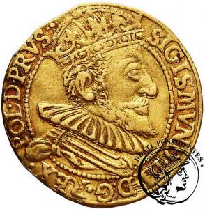 Polska Zygmunt III Waza dukat gdański 1590 st. 3-