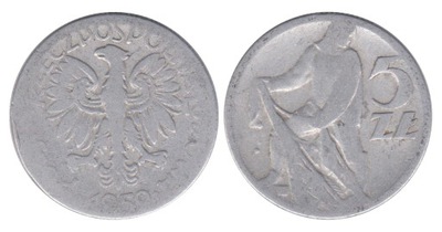 PL84 Polska 5 zł 1959 Rybak