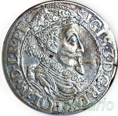 Z. III Waza, ort Gdańsk 1612, rzadki, MS60