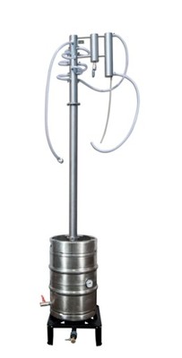 DESTYLATOR KEG 50 30 L NA GAZ KOLUMNA ZIMNE PALCE