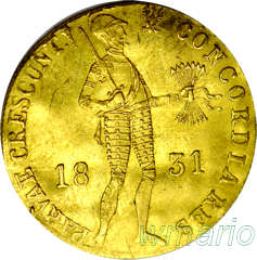 Powstanie Listopadowe, dukat 1831 r, b. ładny st.2