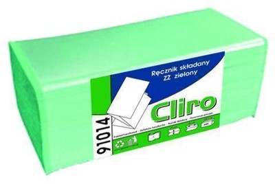 RĘCZNIKI PAPIEROWE SKŁADANE ZZ ZIELONY 4000szt!