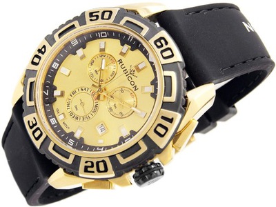 Zegarek męski  RUBICON - ESSEY chronograf +PUDEŁKO