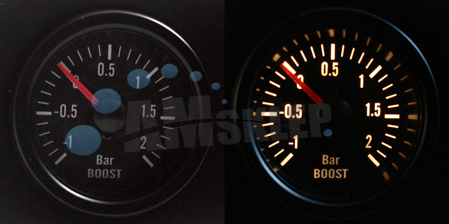 WSKAŹNIK DOŁADOWANIA VDO LOOK Auto Gauge 52mm