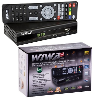 Tuner DVB-T Naziemnej TV Cyfrowej WIWA HD 158