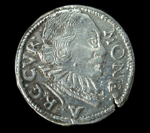 Trojak R6 Menniczy Kurlandia 1599 rok połyskowy!!