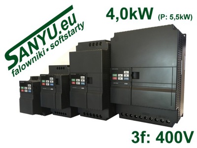 Falownik SANYU SX2400 4kW (P:5,5kW)