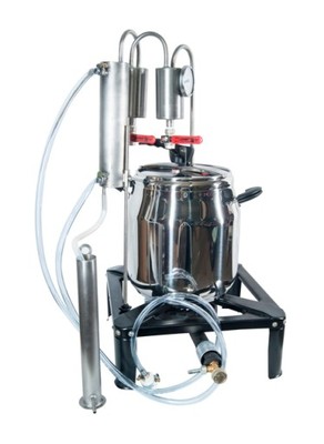 DESTYLATOR 2x ODSTOJNIK FILTR WĘGLOW SZYBKOWAR 12l