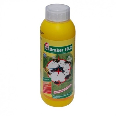DRAKER 10.2 SILNY ŚRODEK OPRYSK MA MUCHY OWADY 1L!