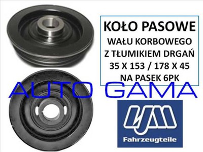 Kolo pasowe walu Opel Omega B 2.0 2.2 DTI