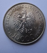 10000 zł Konstytucja 3 Maja Menniczy