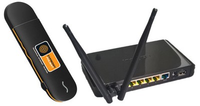 Zestaw router Edimax WiFi modem 3G ZTE MF669 HSPA+