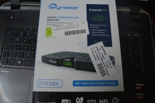 Skymaster DTR5000 Odbiornik DVB-T2 Niemiecki stand