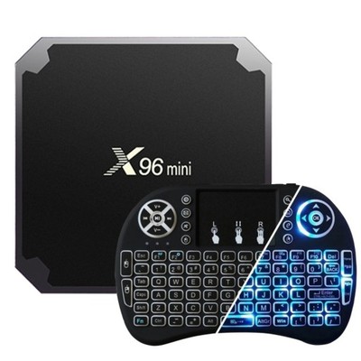 TV Box X96 mini + Klawiatura Podświetlana 3 Kolory