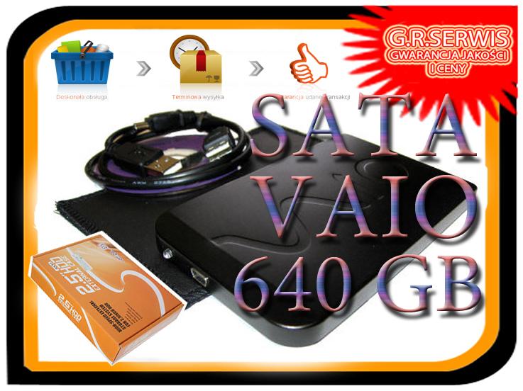 OBUDOWA DYSKU 2,5 USB SATA VAIO 640GB