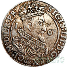 Z. III Waza, ort Gdańsk 1623, stempel 1, MS64