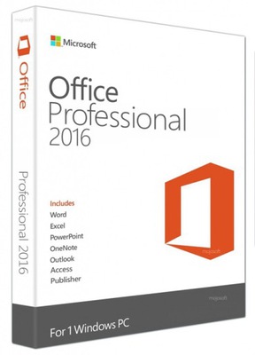 Microsoft Office 2016 Professional PKC