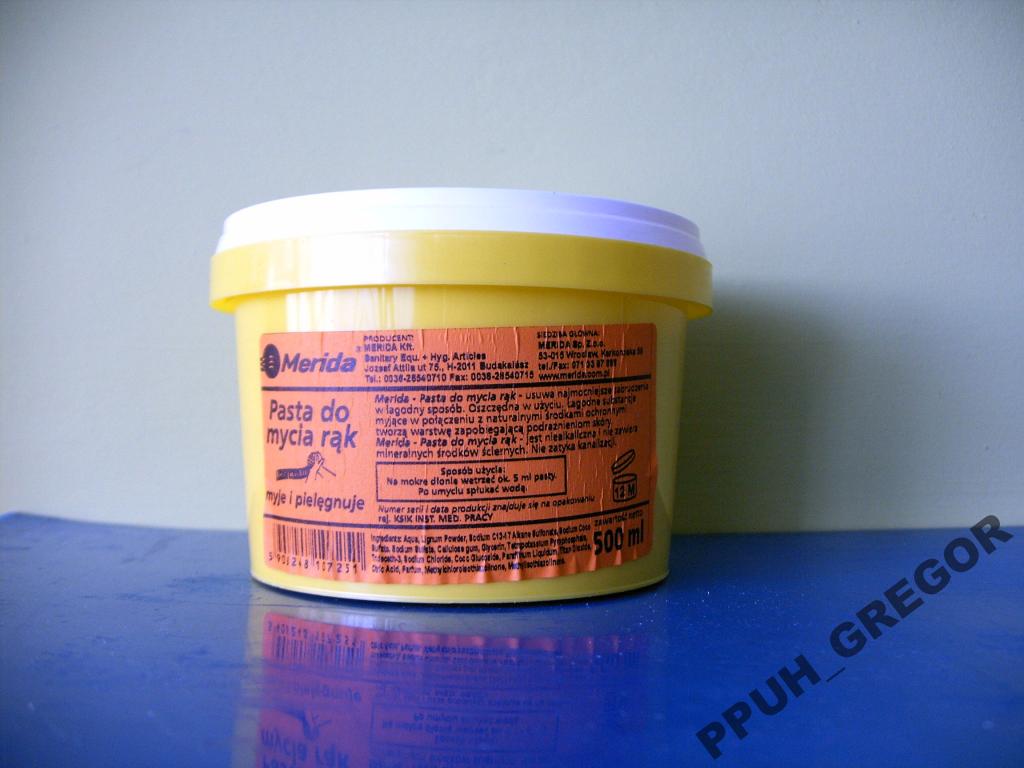 Pasta żel bhp do mycia rąk Merida Eilfix
