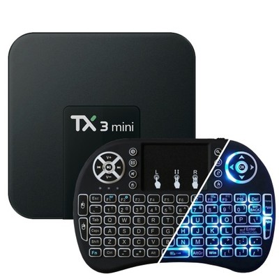TV Box TX3 mini + Klawiatura Podświetlana 3 Kolory