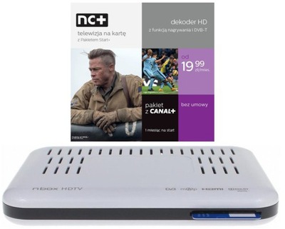 Tuner Dekoder Telewizja na kartę NC+ Combo + DVB-T