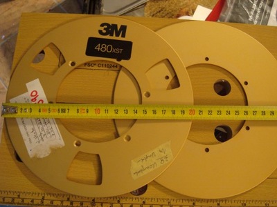 Szpula aluminiowa profesjonalna do magnetofonu