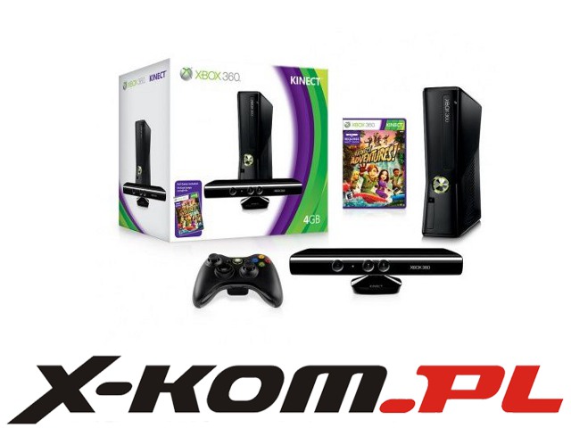 HIT! Konsola XBOX 360 Slim 250GB KINECT + GRATIS