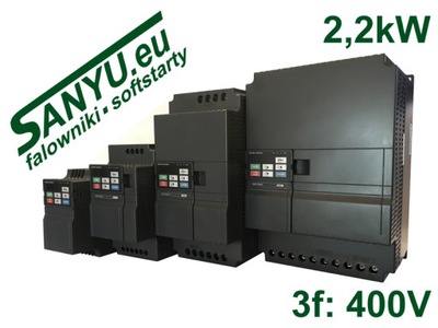 Falownik SANYU SX2400-2R2G (3x400V, 2,2kW)
