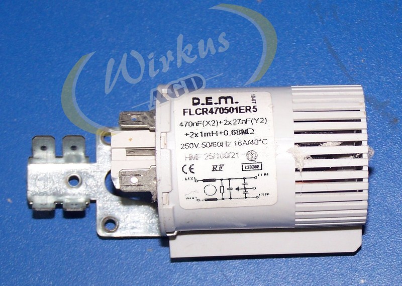 Filtr przeciwzakłóceniowy ZANUSSI ZWF 2105W części