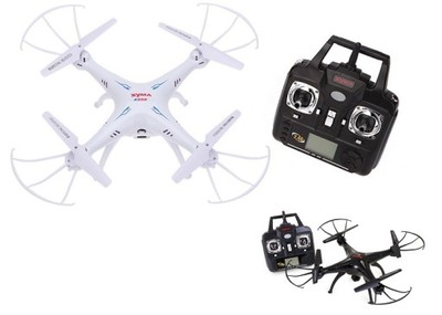 DRON QUADROCOPTER KAMERA HD AKROBACJE 3D DIODY LED