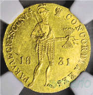 RR- P. Listopadowe DUKAT 1831 MENNICZY, NGC AU58