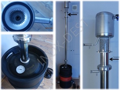 Destylator olm,  głowica puszkowa, ufo, aabratek.