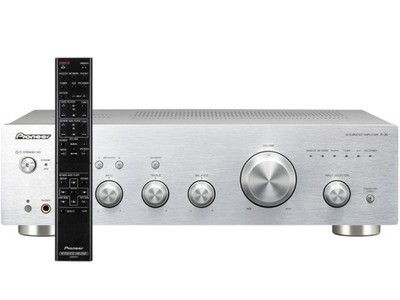 WZMACNIACZ STEREO PIONEER A-30 175 W LED SREBRNY