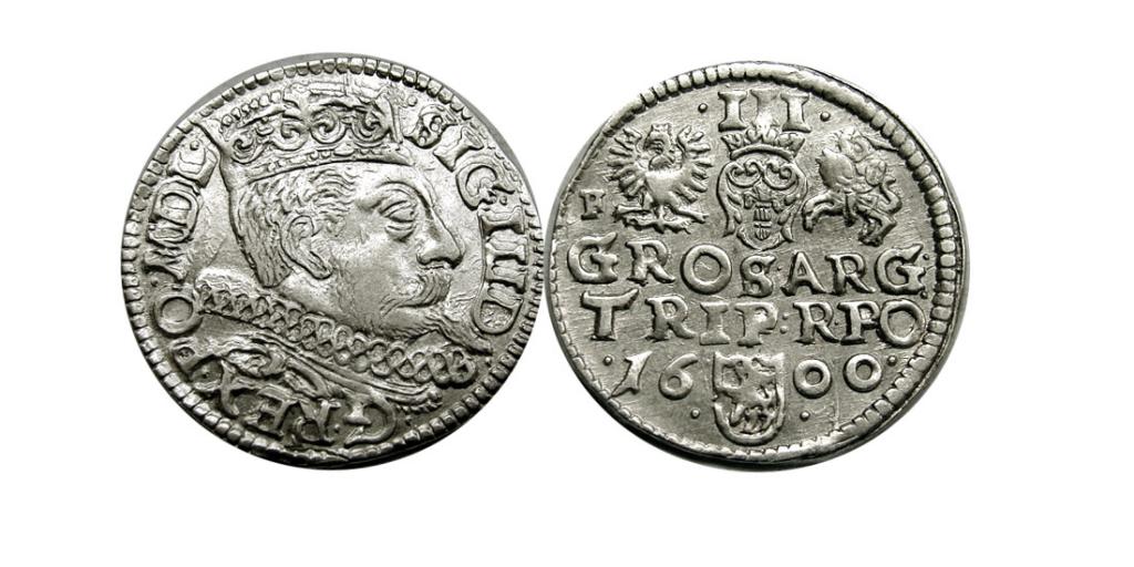 34. Zygmunt III,trojak,1600.Wschow. Stan! R