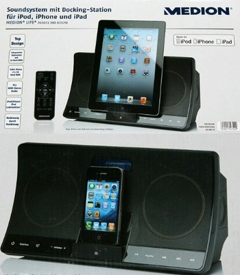 stacja dokujaca IPAD IPOD IPHONE MEDION MD 83529