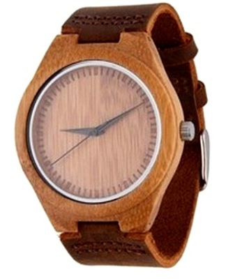 ZEGAREK DREWNIANY EKO BAMBUS WOODS | WYSYŁKA Z PL