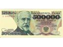 BANKNOT 500000  zł 500 000 zł 500 tys zł UNC